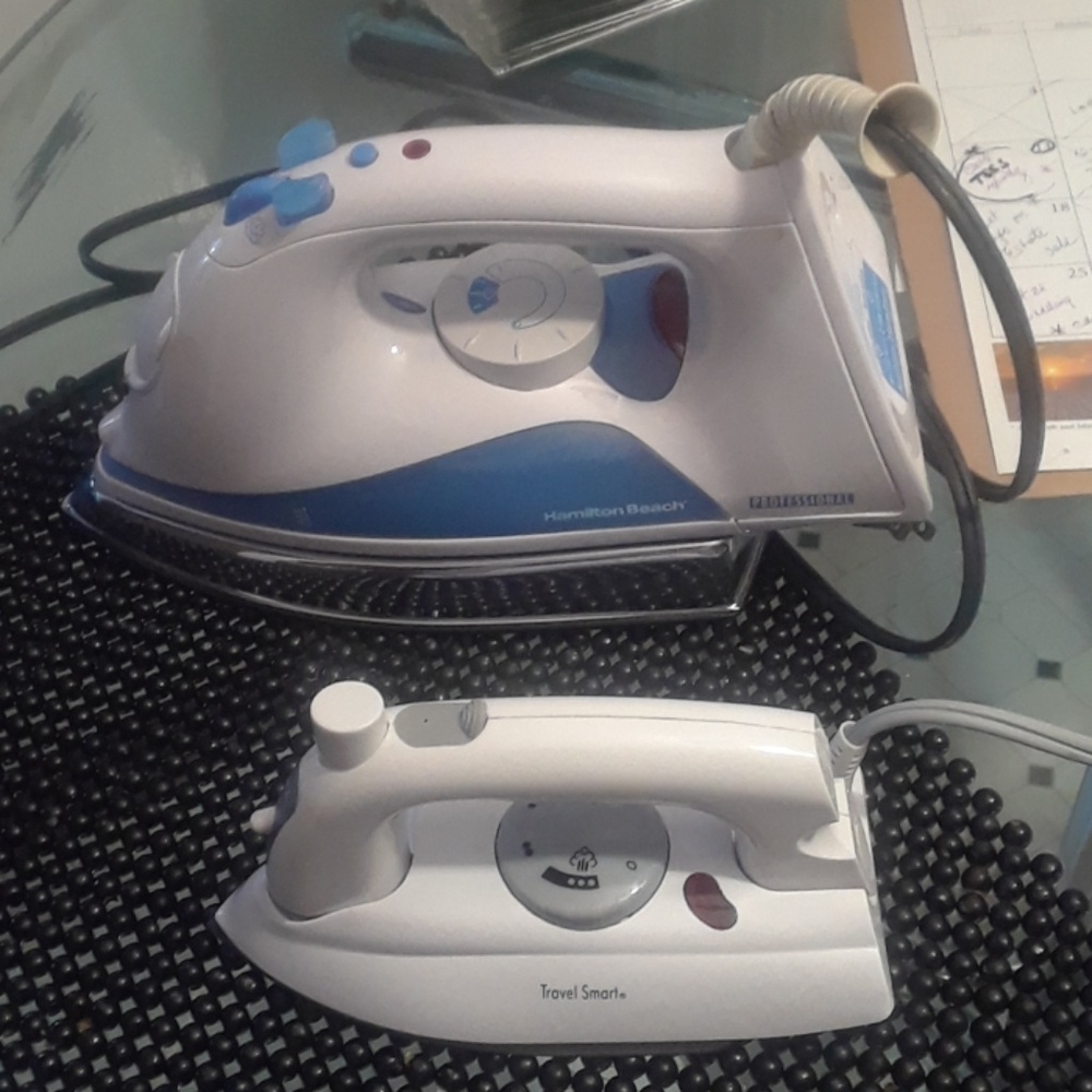 Antique travel iron